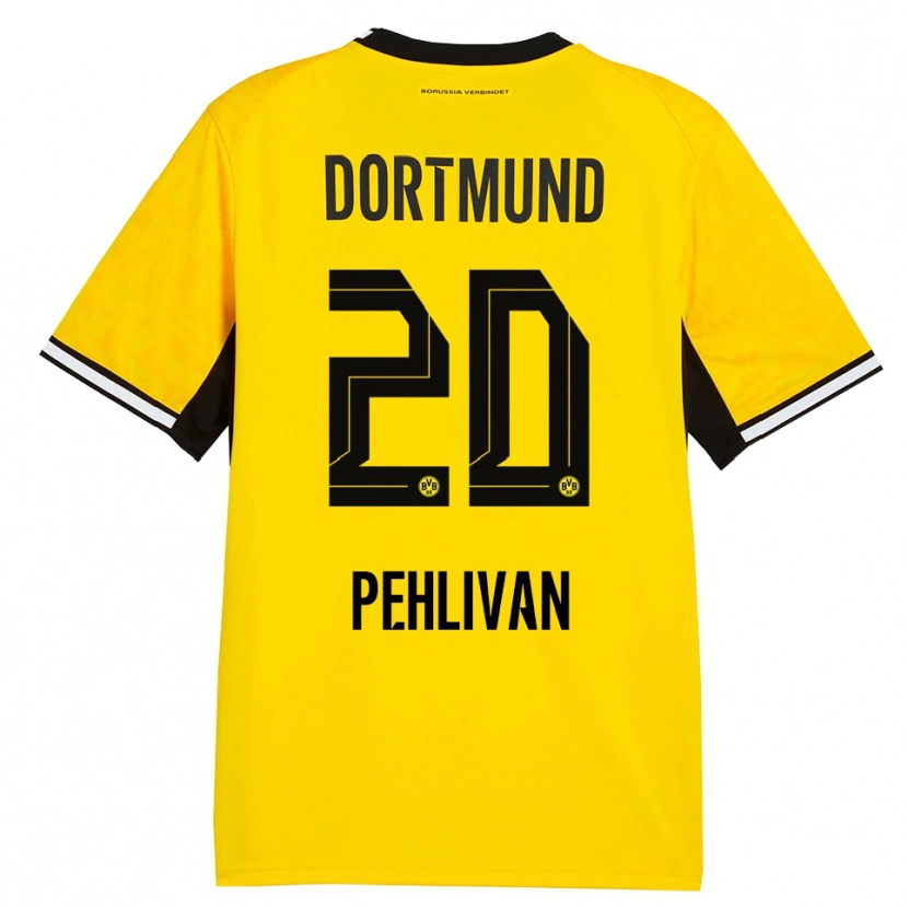 Danxen Kid Miran Pehlivan #20 Yellow Black White Home Jersey 2026/27 T-Shirt