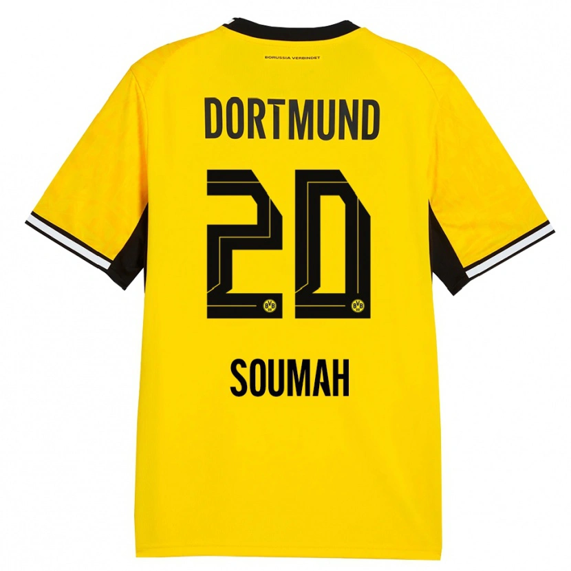 Danxen Kid Moussa Soumah #20 Yellow Black White Home Jersey 2026/27 T-Shirt
