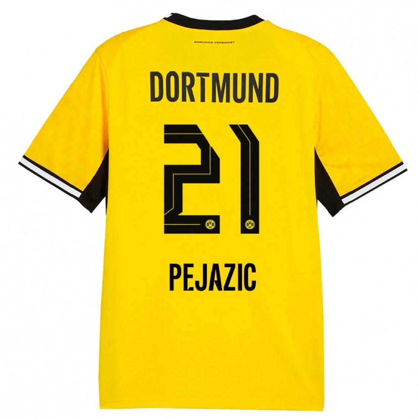 Danxen Kid Mario Pejazic #21 Yellow Black White Home Jersey 2026/27 T-Shirt