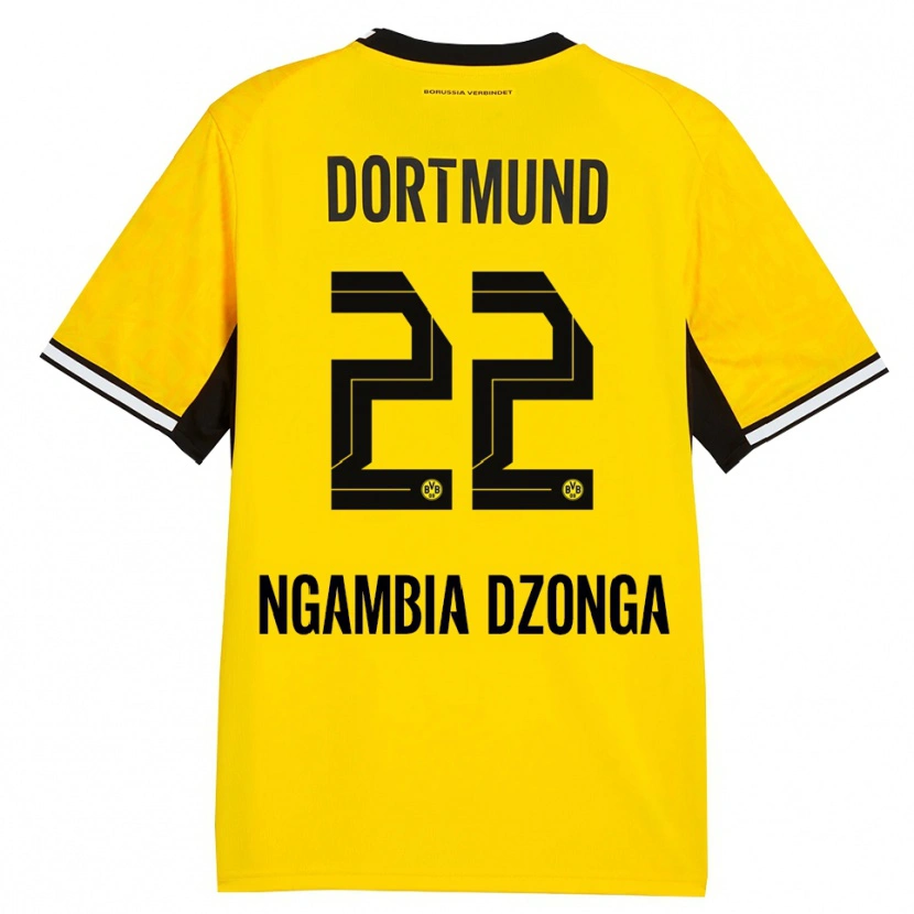 Danxen Kid Diego Ngambia #22 Yellow Black White Home Jersey 2026/27 T-Shirt