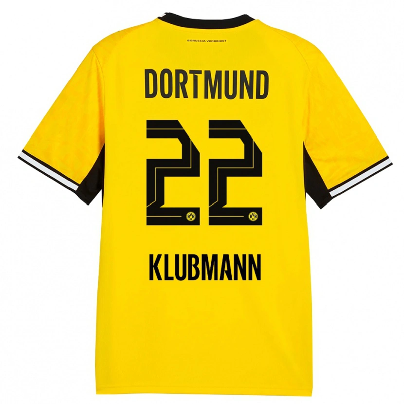 Danxen Kid Leon Klubmann #22 Yellow Black White Home Jersey 2026/27 T-Shirt