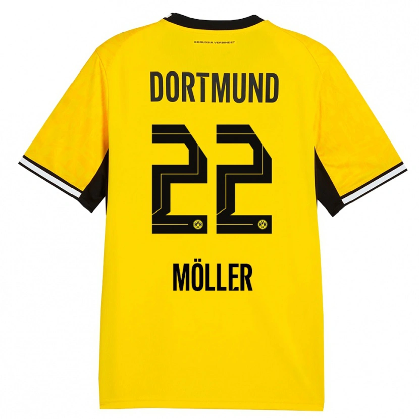 Danxen Kid Paul Möller #22 Yellow Black White Home Jersey 2026/27 T-Shirt