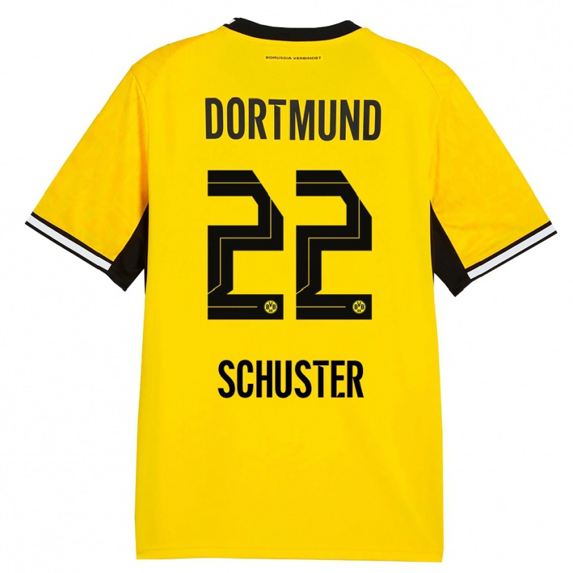 Danxen Kid Melanie Schuster #22 Yellow Black White Home Jersey 2026/27 T-Shirt