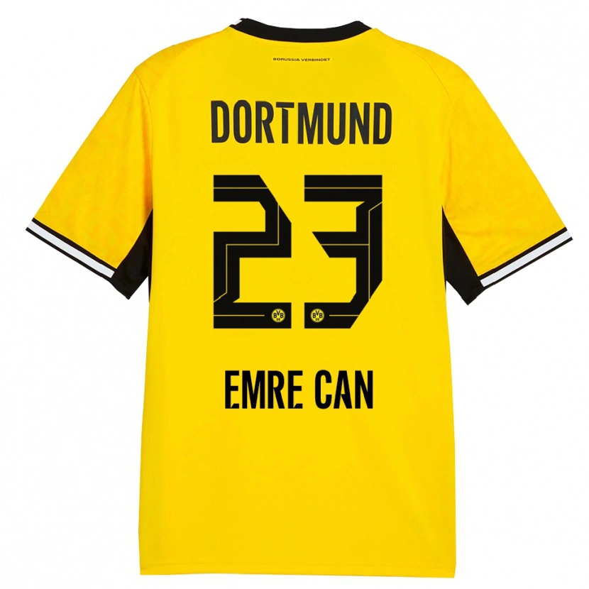 Danxen Kid Emre Can #23 Yellow Black White Home Jersey 2026/27 T-Shirt