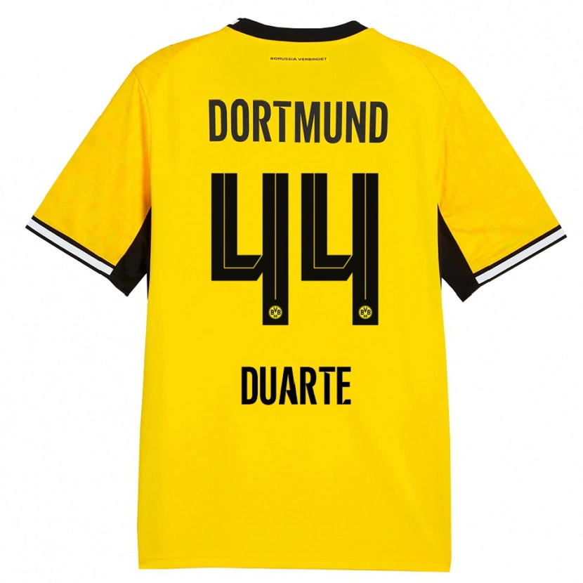 Danxen Kid Enzo Dos Santos #44 Yellow Black White Home Jersey 2026/27 T-Shirt