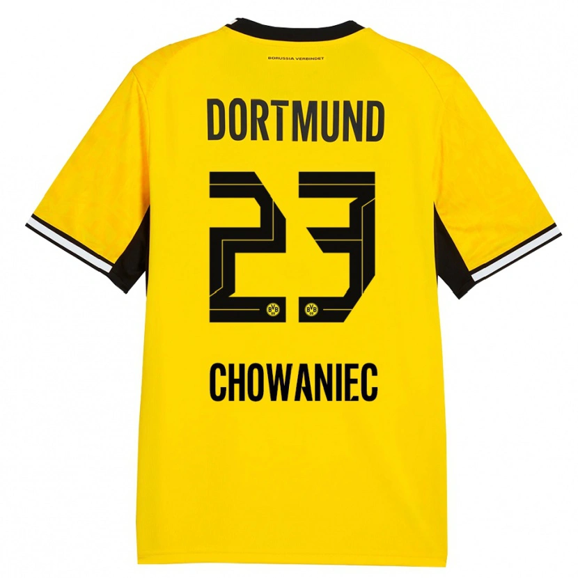 Danxen Kid Jonas Chowaniec #23 Yellow Black White Home Jersey 2026/27 T-Shirt