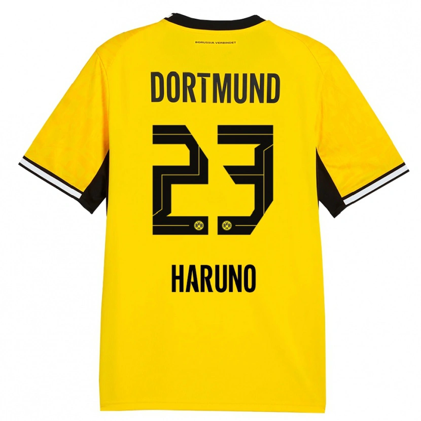 Danxen Kid Sasaki Haruno #23 Yellow Black White Home Jersey 2026/27 T-Shirt