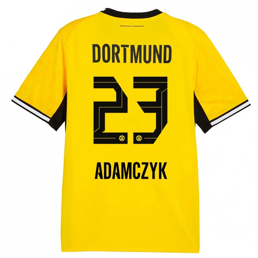Danxen Kid Nico Adamczyk #23 Yellow Black White Home Jersey 2026/27 T-Shirt
