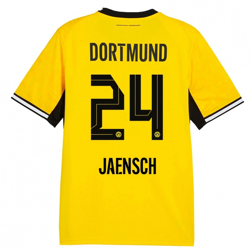 Danxen Kid Johann Jaensch #24 Yellow Black White Home Jersey 2026/27 T-Shirt