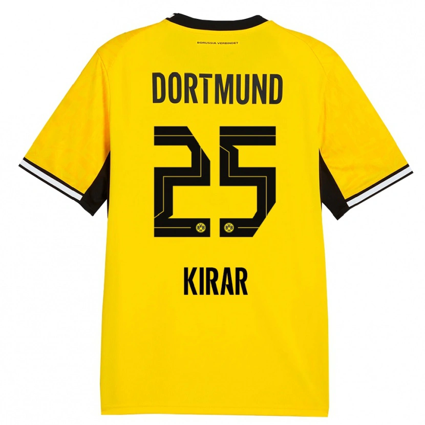 Danxen Kid Emre Kirar #25 Yellow Black White Home Jersey 2026/27 T-Shirt