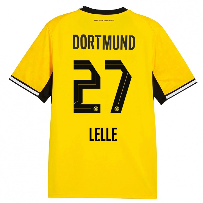 Danxen Kid David Lelle #27 Yellow Black White Home Jersey 2026/27 T-Shirt