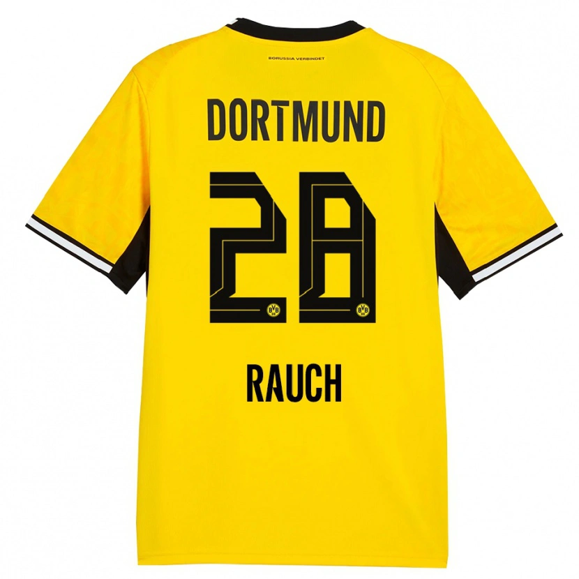 Danxen Kid Julius Fynn Rauch #28 Yellow Black White Home Jersey 2026/27 T-Shirt