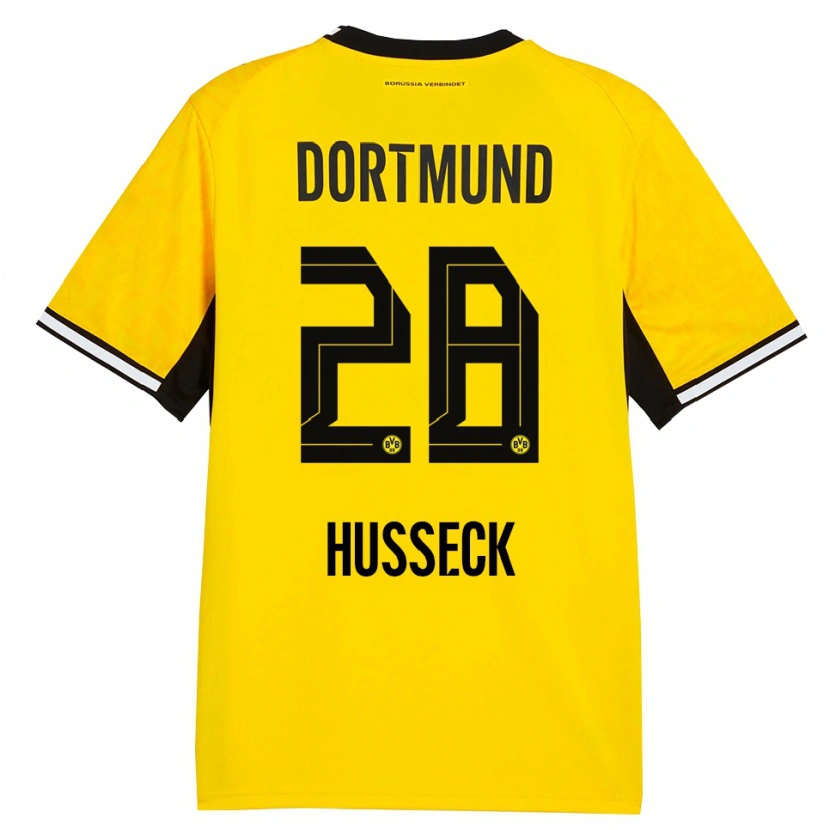 Danxen Kid Jonah Husseck #28 Yellow Black White Home Jersey 2026/27 T-Shirt