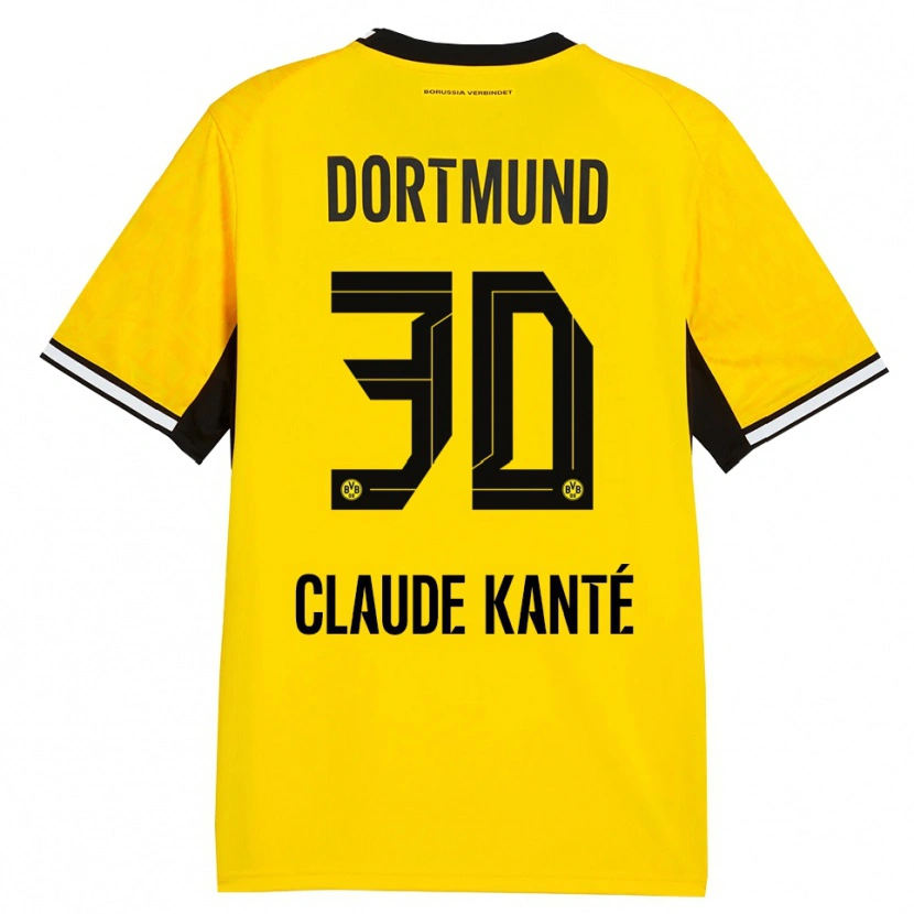 Danxen Kid Liam Claude Kanté #30 Yellow Black White Home Jersey 2026/27 T-Shirt