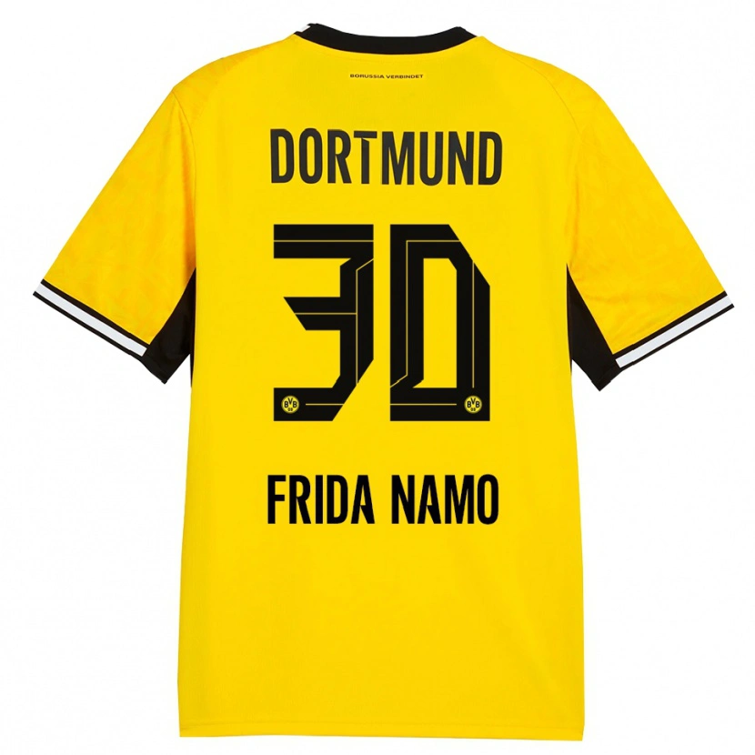 Danxen Kid Ronning Frida Namo #30 Yellow Black White Home Jersey 2026/27 T-Shirt