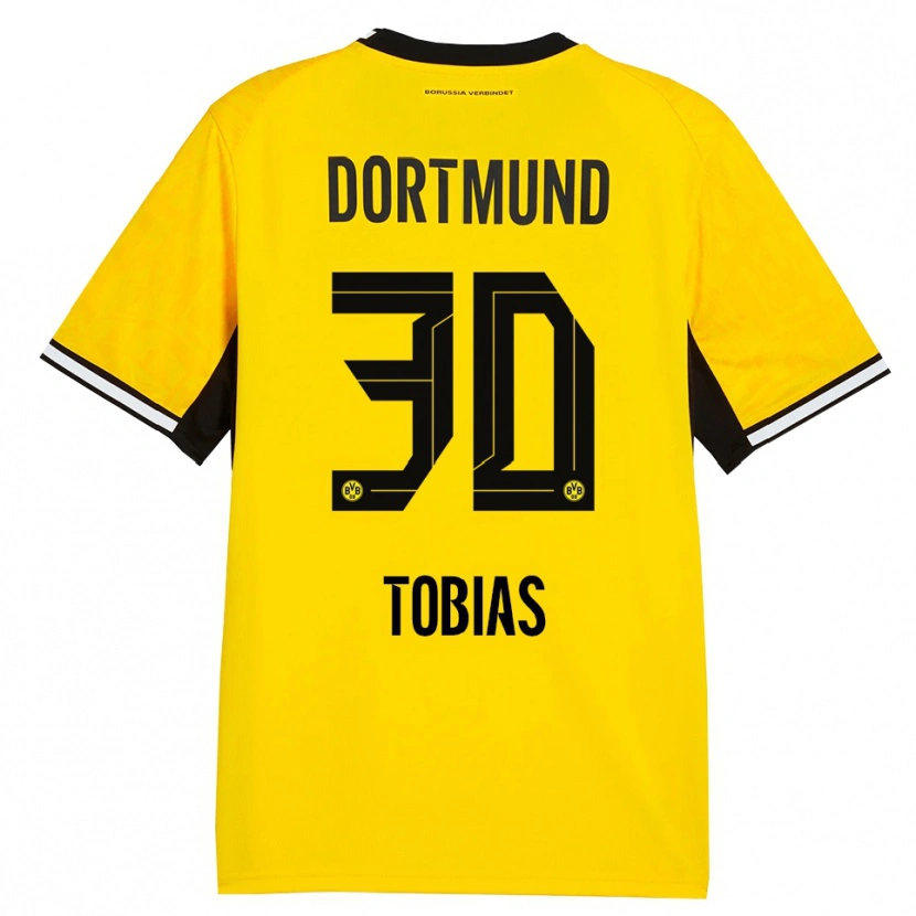 Danxen Kid Vogt Tobias #30 Yellow Black White Home Jersey 2026/27 T-Shirt