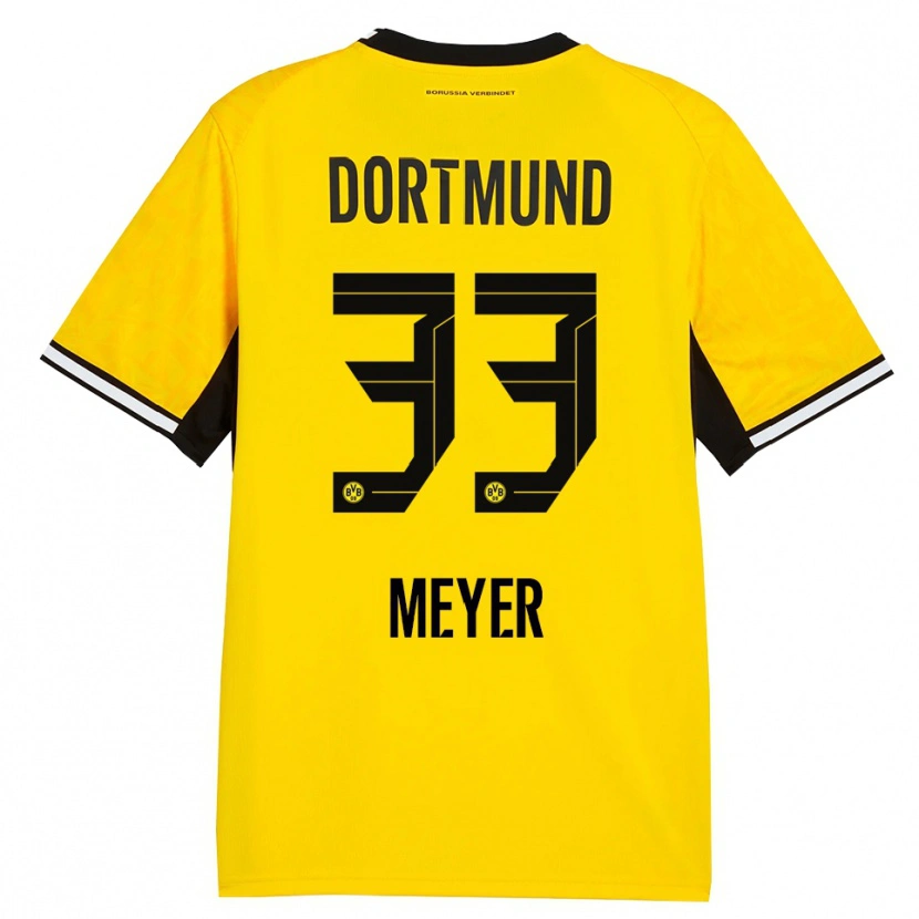 Danxen Kid Alexander Meyer #33 Yellow Black White Home Jersey 2026/27 T-Shirt