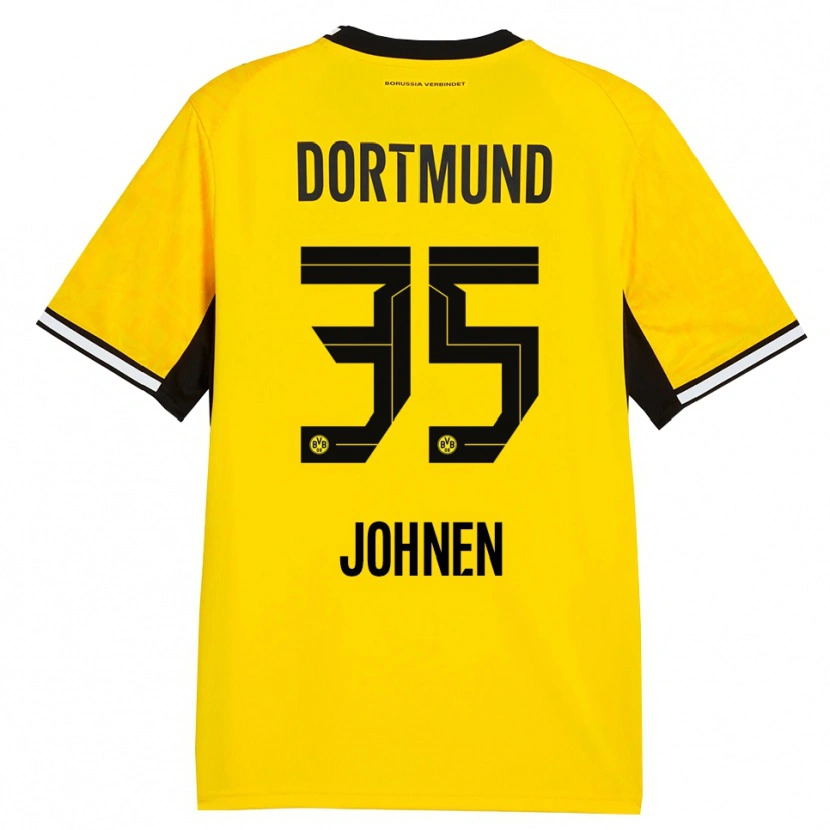 Danxen Kid Marcel Johnen #35 Yellow Black White Home Jersey 2026/27 T-Shirt