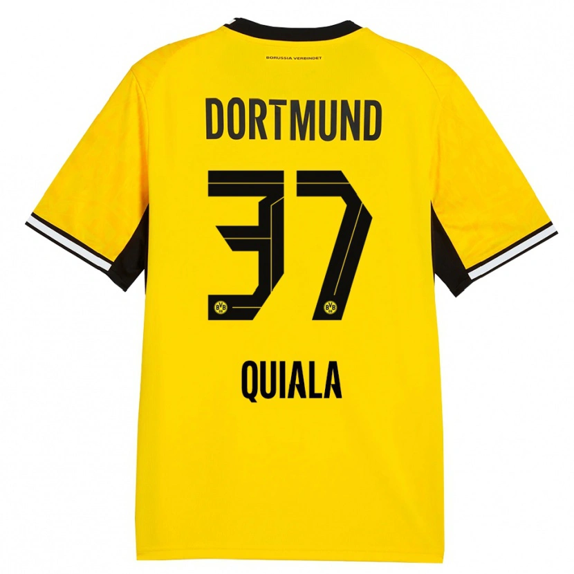 Danxen Kid Nanitonda Quiala #37 Yellow Black White Home Jersey 2026/27 T-Shirt