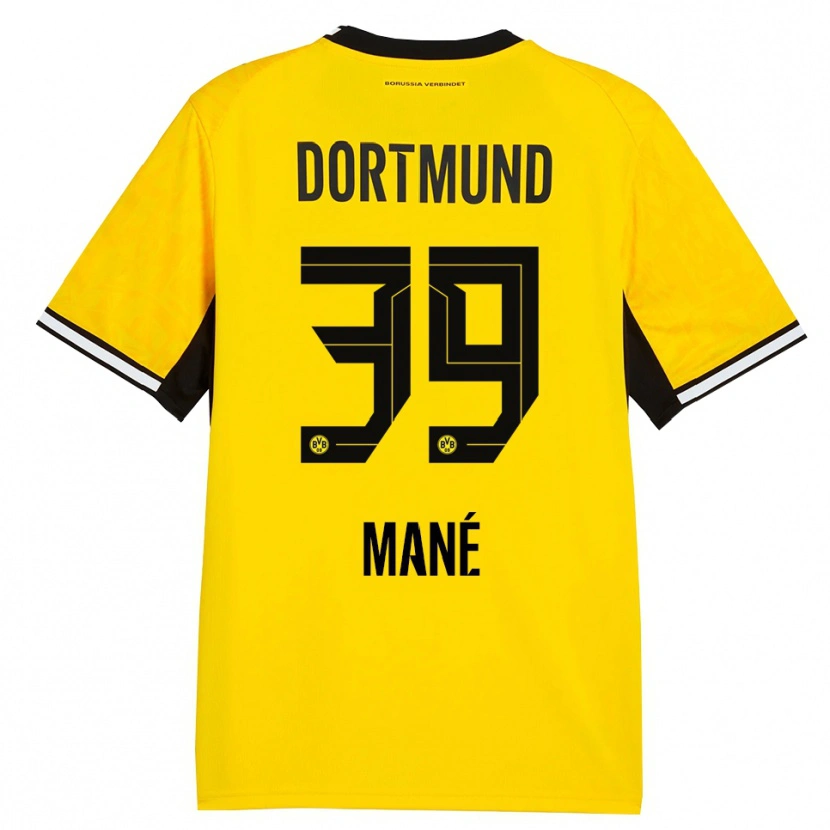 Danxen Kid Filippo Mane #39 Yellow Black White Home Jersey 2026/27 T-Shirt