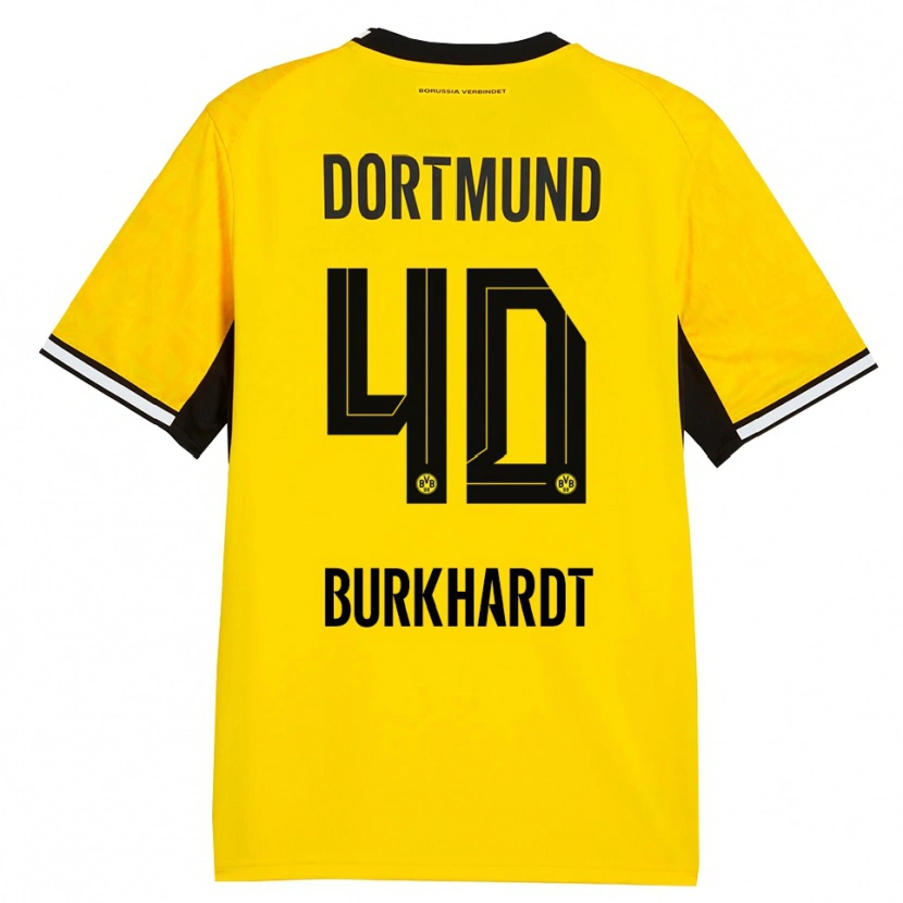 Danxen Kid Till Burkhardt #40 Yellow Black White Home Jersey 2026/27 T-Shirt