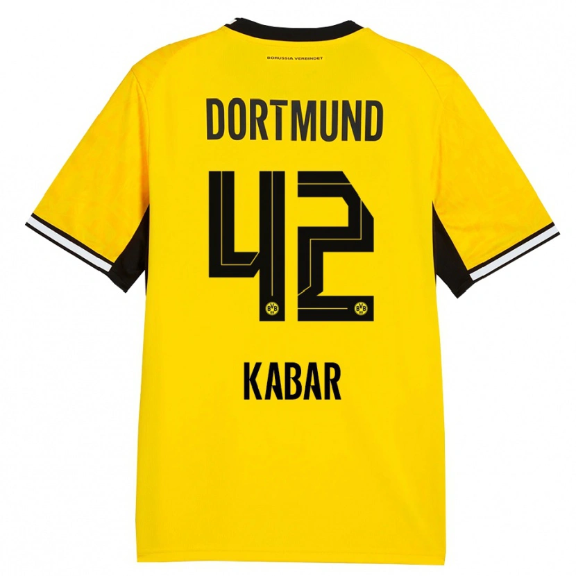Danxen Kid Almugera Kabar #42 Yellow Black White Home Jersey 2026/27 T-Shirt
