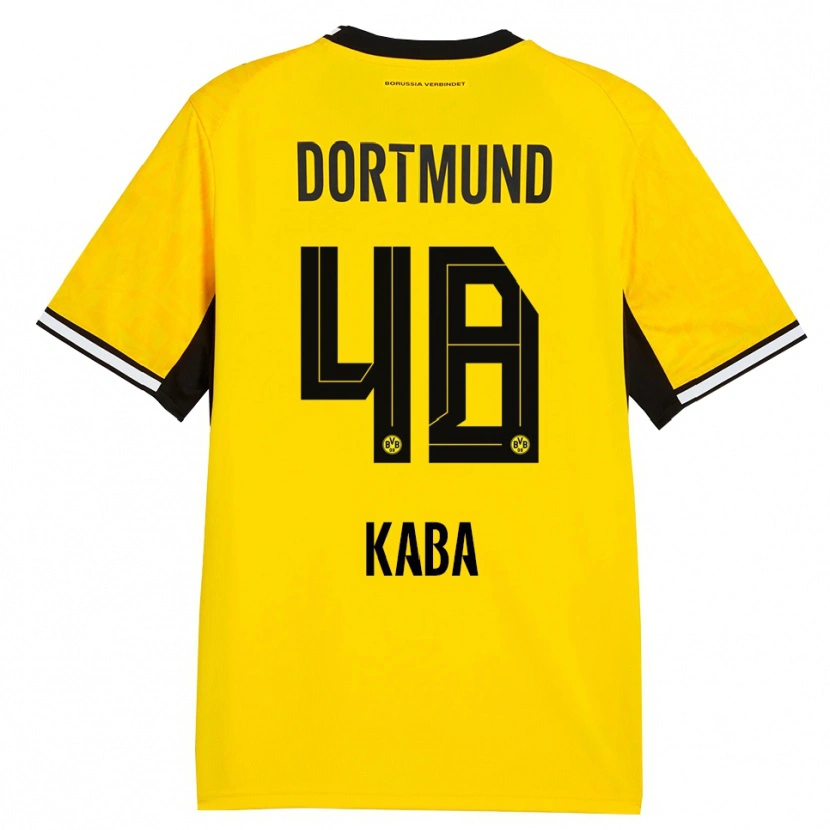 Danxen Kid Mussa Kaba #48 Yellow Black White Home Jersey 2026/27 T-Shirt