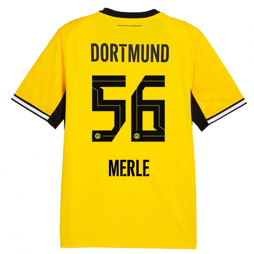 Danxen Kid Albers Merle #56 Yellow Black White Home Jersey 2026/27 T-Shirt