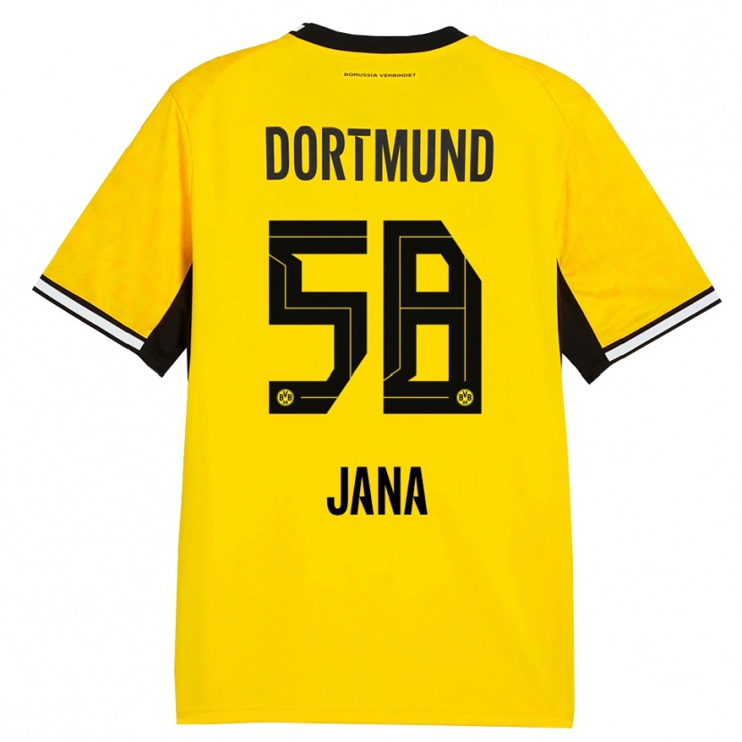 Danxen Kid Nordberg Jana #58 Yellow Black White Home Jersey 2026/27 T-Shirt