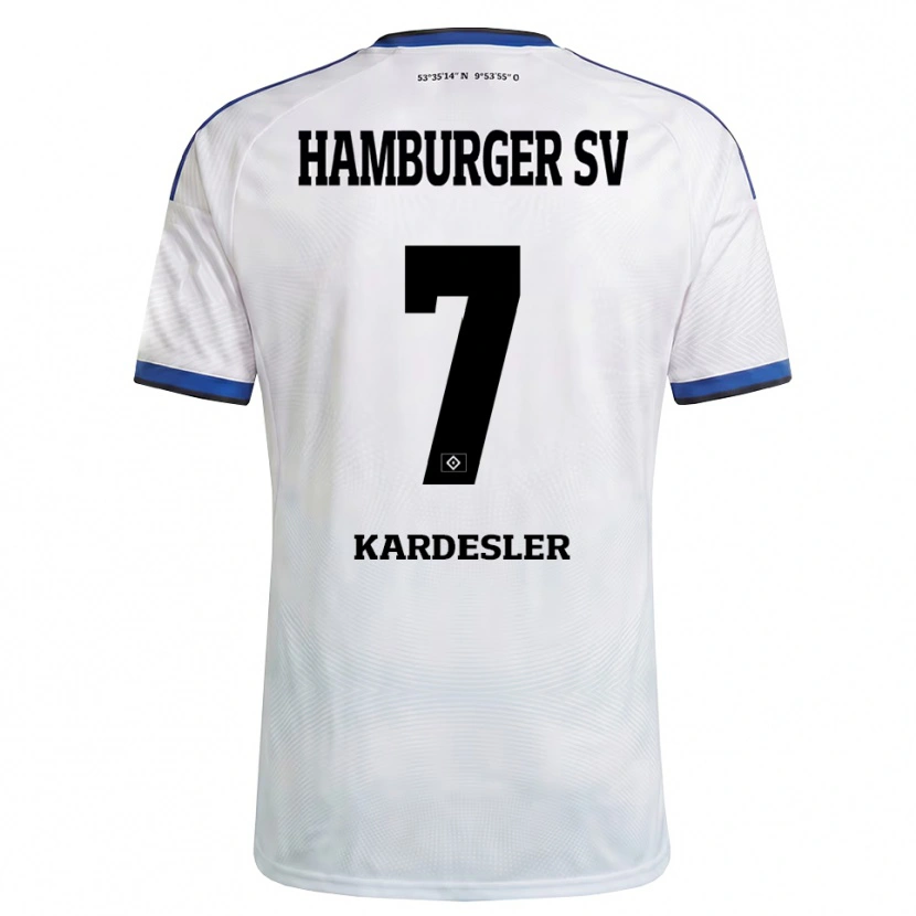 Danxen Kid Vildan Kardesler #7 White Black Blue Home Jersey 2026/27 T-Shirt