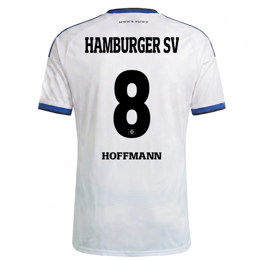 Danxen Kid Nick Hoffmann #8 White Black Blue Home Jersey 2026/27 T-Shirt