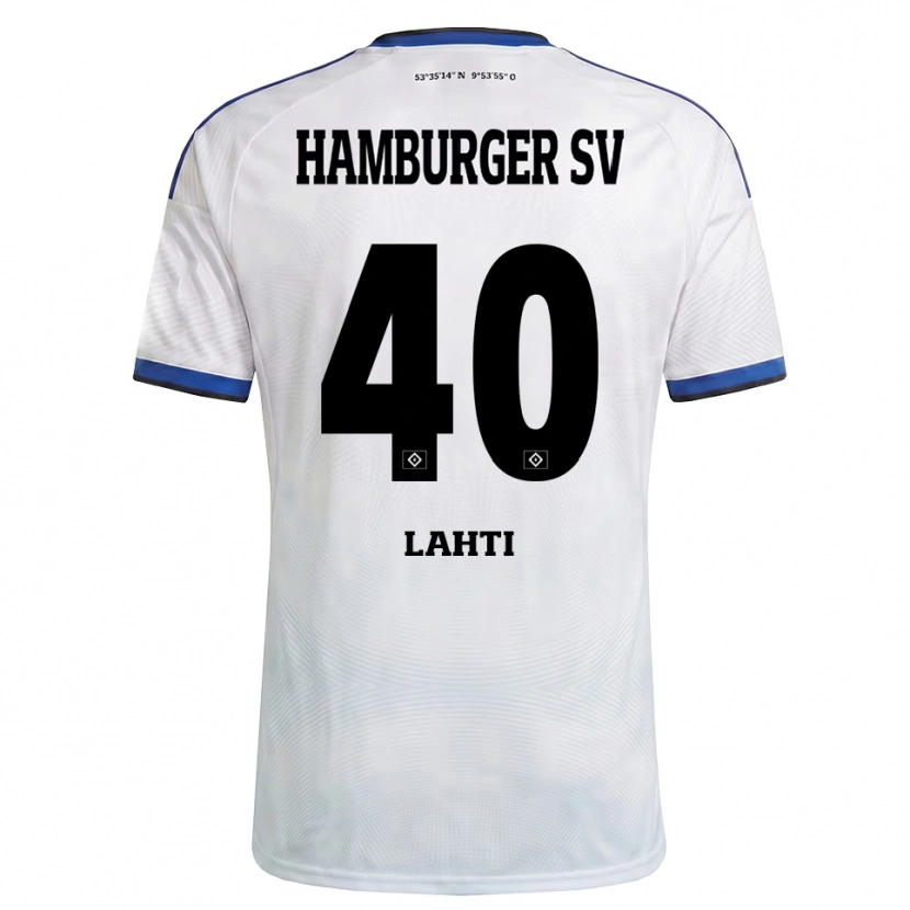 Danxen Kid Elias Lahti #40 White Black Blue Home Jersey 2026/27 T-Shirt