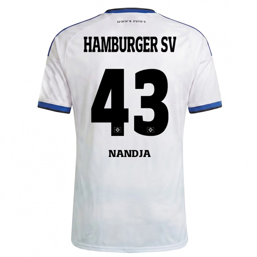 Danxen Kid Shafiq Nandja #43 White Black Blue Home Jersey 2026/27 T-Shirt