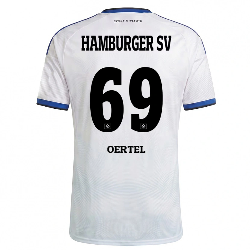 Danxen Kid Jan Oertel #69 White Black Blue Home Jersey 2026/27 T-Shirt
