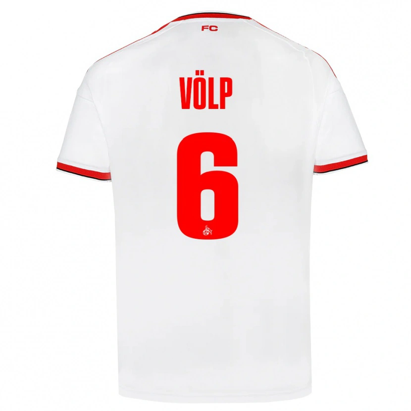 Danxen Kid Lennard Völp #6 White Red Black Home Jersey 2026/27 T-Shirt