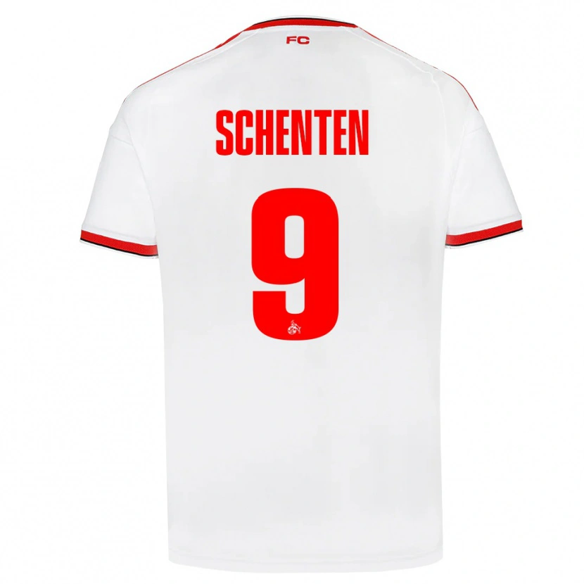 Danxen Kid Fynn Schenten #9 White Red Black Home Jersey 2026/27 T-Shirt