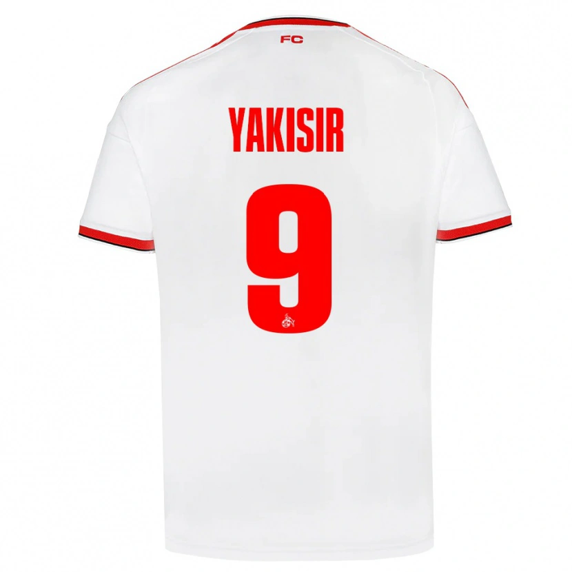 Danxen Kid Emir-Ahmet Yakisir #9 White Red Black Home Jersey 2026/27 T-Shirt