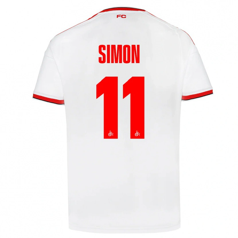 Danxen Kid Josias Simon #11 White Red Black Home Jersey 2026/27 T-Shirt