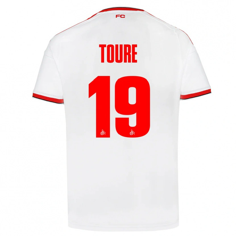 Danxen Kid Safyan Toure #19 White Red Black Home Jersey 2026/27 T-Shirt