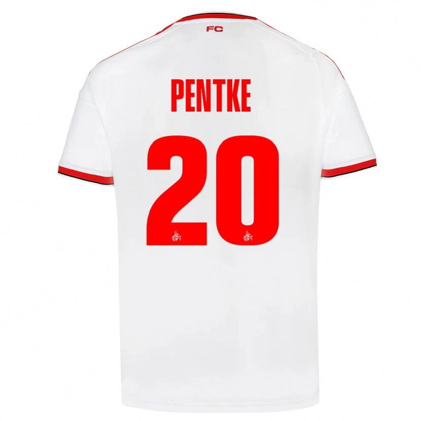 Danxen Kid Philipp Pentke #20 White Red Black Home Jersey 2026/27 T-Shirt