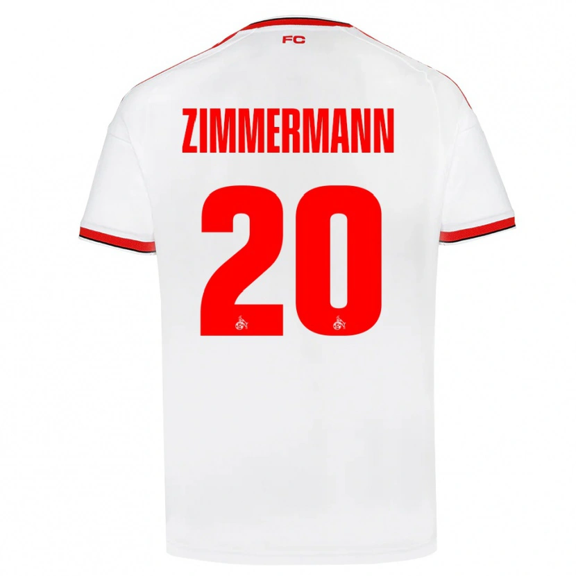 Danxen Kid Nick Zimmermann #20 White Red Black Home Jersey 2026/27 T-Shirt