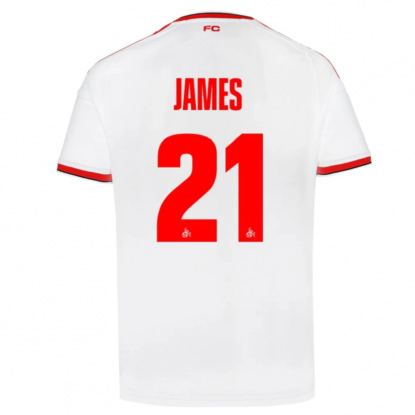 Danxen Kid Martin James #21 White Red Black Home Jersey 2026/27 T-Shirt