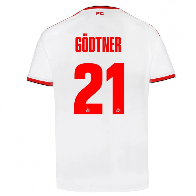 Danxen Kid Matteo Gödtner #21 White Red Black Home Jersey 2026/27 T-Shirt
