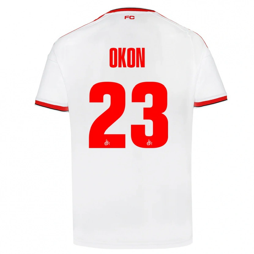 Danxen Kid Paul Okon-Engstler #23 White Red Black Home Jersey 2026/27 T-Shirt