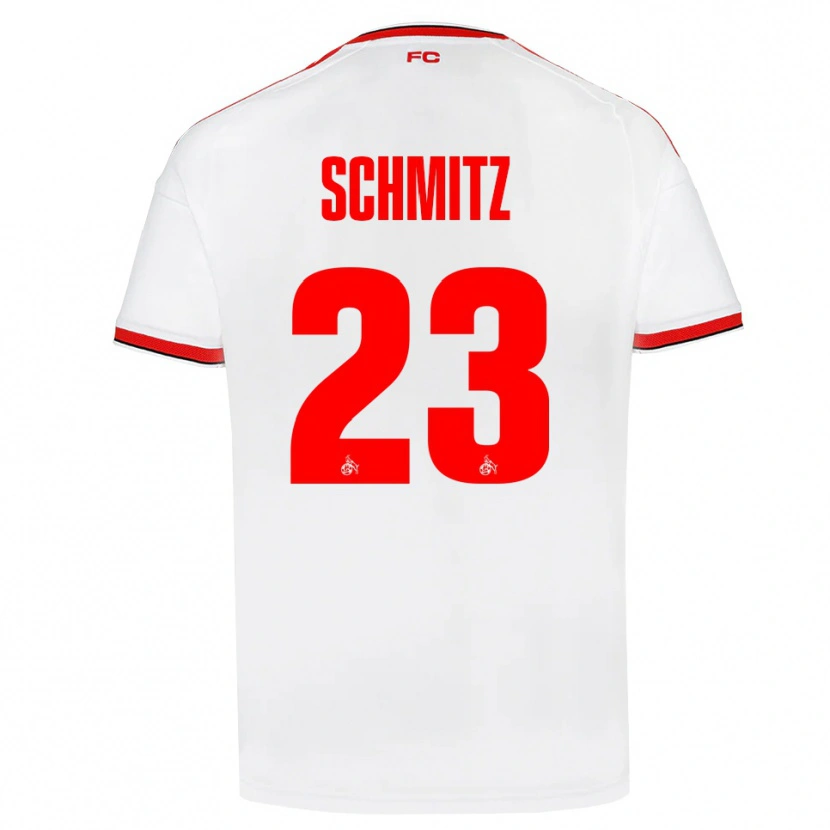 Danxen Kid Timo Schmitz #23 White Red Black Home Jersey 2026/27 T-Shirt