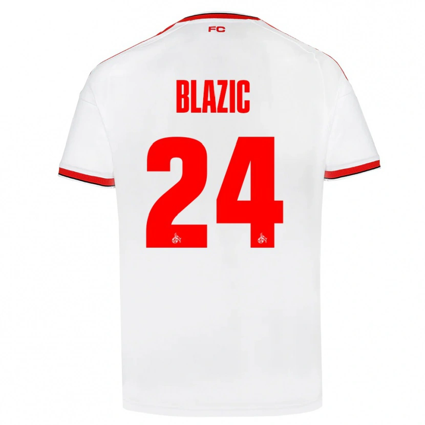 Danxen Kid Alessandro Blazic #24 White Red Black Home Jersey 2026/27 T-Shirt