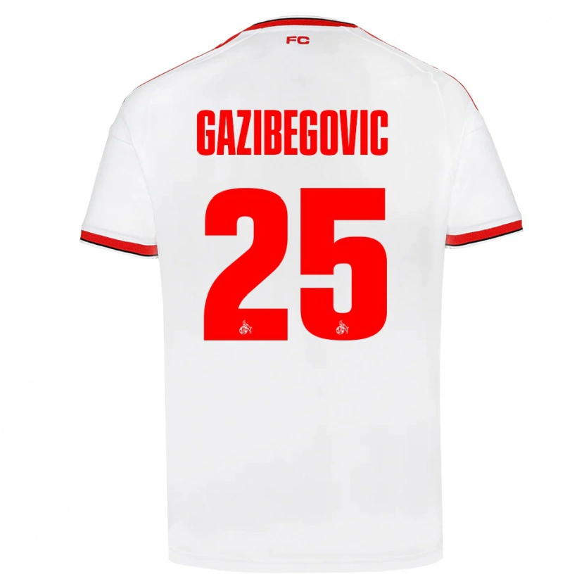 Danxen Kid Jusuf Gazibegovic #25 White Red Black Home Jersey 2026/27 T-Shirt