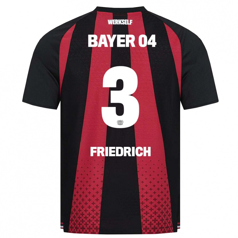 Danxen Kid Melissa Friedrich #3 Black White Red Home Jersey 2026/27 T-Shirt
