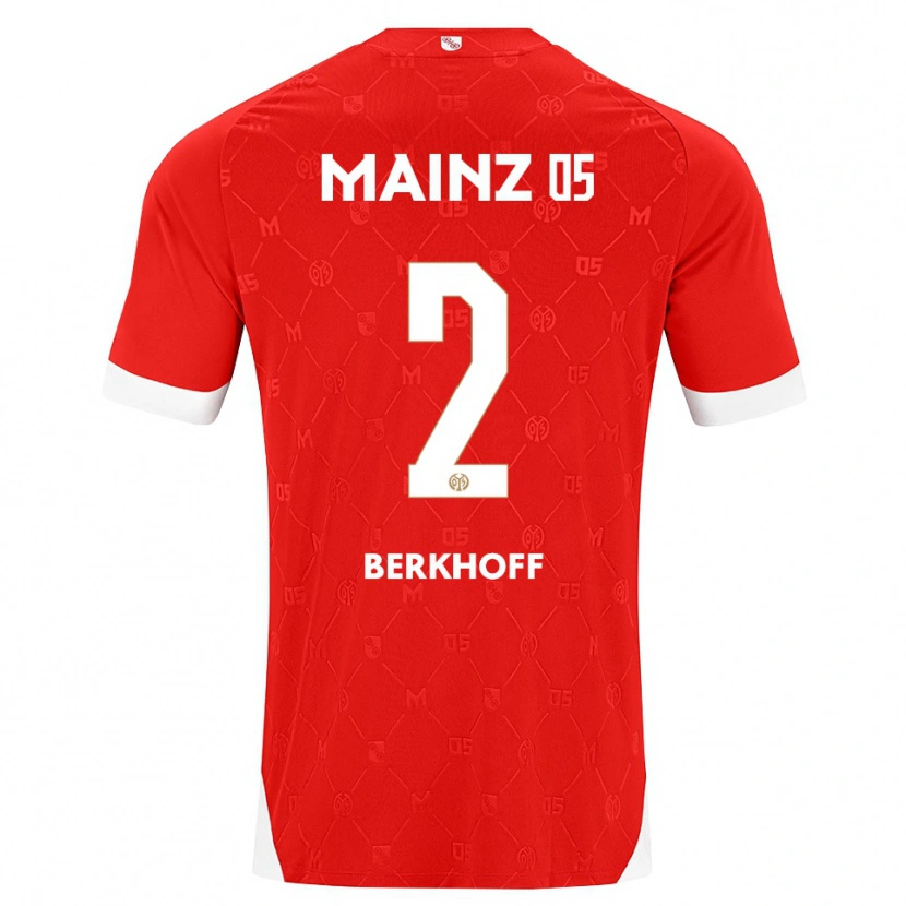 Danxen Kid Jonas Berkhoff #2 Red White Home Jersey 2026/27 T-Shirt