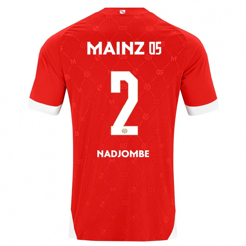 Danxen Kid Jean-Marie Nadjombe #2 Red White Home Jersey 2026/27 T-Shirt